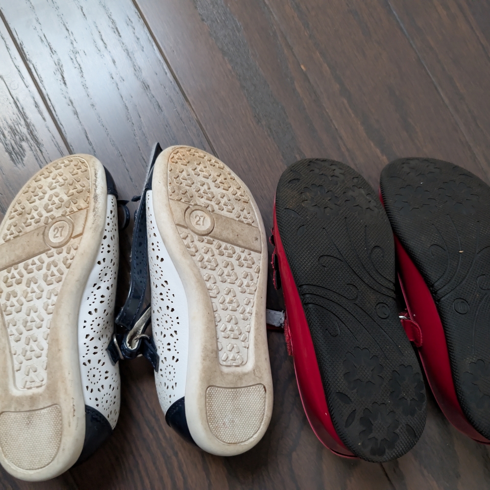 Stylish Kids Shoes Set - Navy and Red - Picture 2 of 2